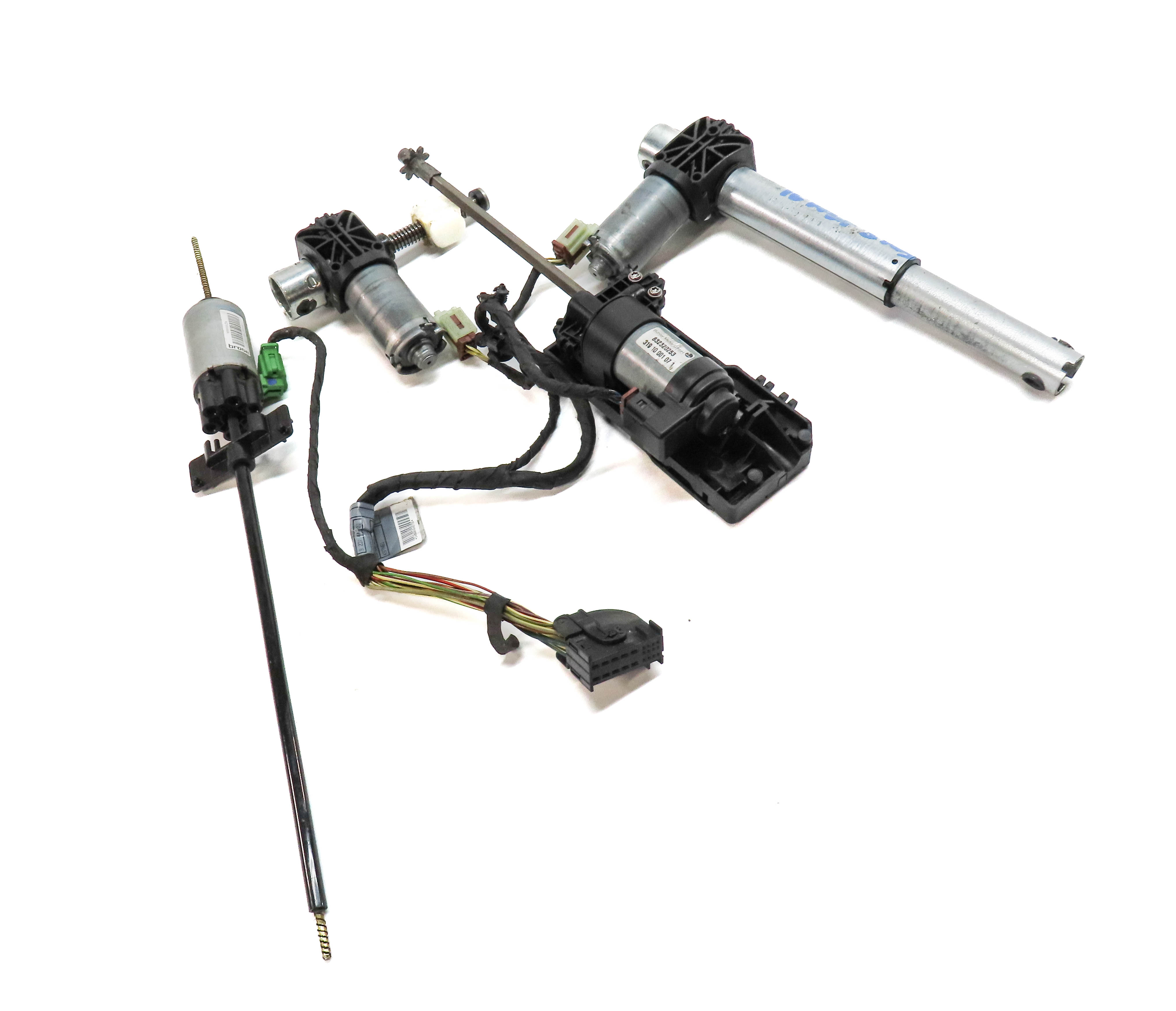 11 BMW 535XIGT (F07) FRONT LEFT DRIVER SEAT POSITION ADJUST MOTOR SET w/HARNESS — exact item pictured